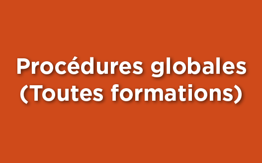 procédures globales stages DSP